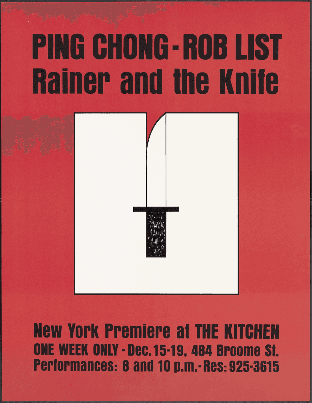 Rainer and the Knife, 1982