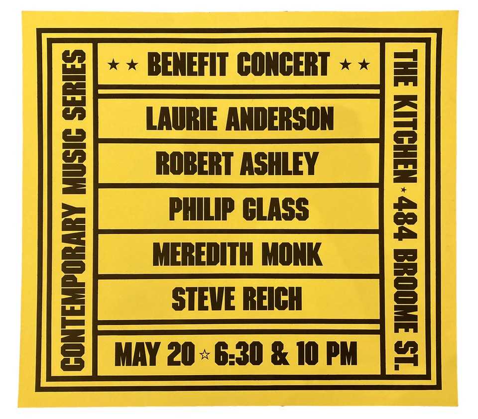 Benefit Concert, 1978 (Unsigned)